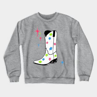 starry boots Crewneck Sweatshirt